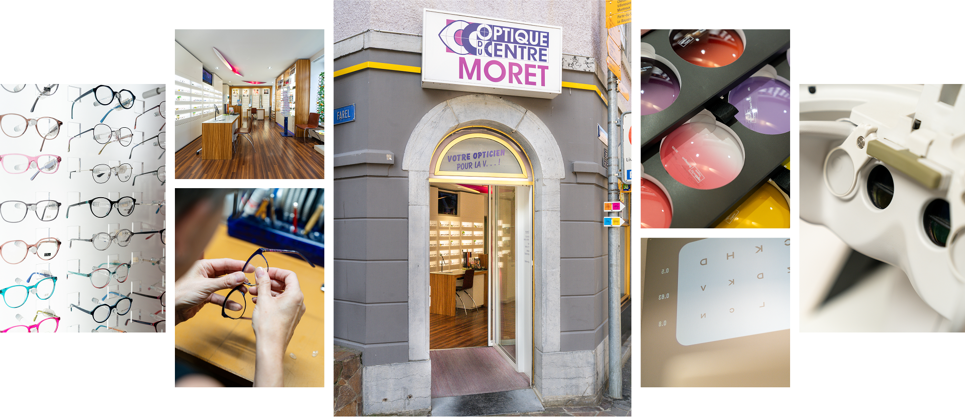 Centre optique Moret Accueil Banner